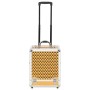 Golden aluminum makeup trolley case 35x29x45 cm by vidaXL, toiletry bags - Ref: Foro24-91827, Price: 72,50 €, Discount: %