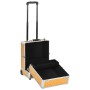 Golden aluminum makeup trolley case 35x29x45 cm by vidaXL, toiletry bags - Ref: Foro24-91827, Price: 72,50 €, Discount: %