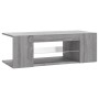 TV stand with LED lights in Sonoma gray 90x39x30 cm by vidaXL, TV Furniture - Ref: Foro24-822666, Price: 58,99 €, Discount: %