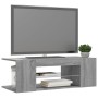 TV stand with LED lights in Sonoma gray 90x39x30 cm by vidaXL, TV Furniture - Ref: Foro24-822666, Price: 58,99 €, Discount: %