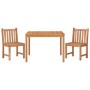 Garden dining set 3 pieces solid teak wood by vidaXL, Garden sets - Ref: Foro24-3157144, Price: 450,99 €, Discount: %