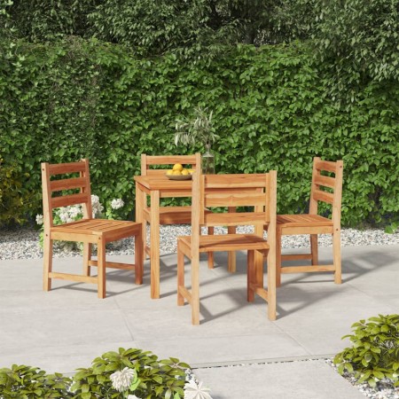 5-piece garden dining set solid teak wood by vidaXL, Garden sets - Ref: Foro24-3157178, Price: 505,30 €, Discount: %