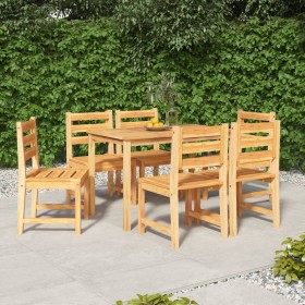 Garden dining set 7 pieces solid teak wood by vidaXL, Garden sets - Ref: Foro24-3157182, Price: 633,08 €, Discount: %