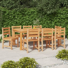 Garden chairs 8 units solid teak wood by vidaXL, Garden chairs - Ref: Foro24-3157176, Price: 643,99 €, Discount: %