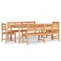 5-piece garden dining set solid teak wood by vidaXL, Garden sets - Ref: Foro24-3157204, Price: 1,00 €, Discount: %