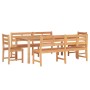 5-piece garden dining set solid teak wood by vidaXL, Garden sets - Ref: Foro24-3157204, Price: 1,00 €, Discount: %