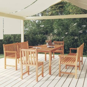 5-piece garden dining set solid teak wood by vidaXL, Garden sets - Ref: Foro24-3157158, Price: 877,25 €, Discount: %