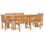 5-piece garden dining set solid teak wood by vidaXL, Garden sets - Ref: Foro24-3157158, Price: 877,25 €, Discount: %