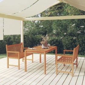 Garten-Essgruppe 3-teilig aus massivem Teakholz von vidaXL, Gartensets - Ref: Foro24-3157150, Preis: 542,59 €, Rabatt: %