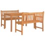 Garten-Essgruppe 3-teilig aus massivem Teakholz von vidaXL, Gartensets - Ref: Foro24-3157150, Preis: 542,06 €, Rabatt: %