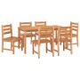 7-teilige Garten-Essgarnitur aus massivem Teakholz von vidaXL, Gartensets - Ref: Foro24-3157188, Preis: 683,14 €, Rabatt: %