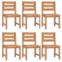 7-piece solid teak wood garden dining set by vidaXL, Garden sets - Ref: Foro24-3157188, Price: 683,14 €, Discount: %