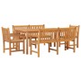 5-piece garden dining set solid teak wood by vidaXL, Garden sets - Ref: Foro24-3157170, Price: 1,00 €, Discount: %