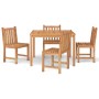 5-teiliges Garten-Essset aus massivem Teakholz von vidaXL, Gartensets - Ref: Foro24-3157145, Preis: 649,58 €, Rabatt: %