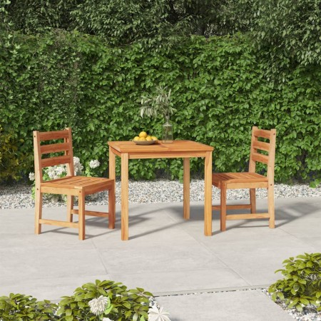 Garden dining set 3 pieces solid teak wood by vidaXL, Garden sets - Ref: Foro24-3157177, Price: 353,53 €, Discount: %