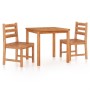 Garden dining set 3 pieces solid teak wood by vidaXL, Garden sets - Ref: Foro24-3157177, Price: 353,53 €, Discount: %