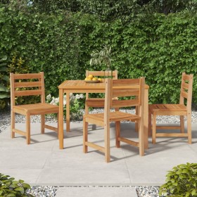 5-piece garden dining set solid teak wood by vidaXL, Garden sets - Ref: Foro24-3157180, Price: 557,99 €, Discount: %