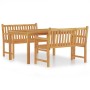 Garten-Essgruppe 3-teilig aus massivem Teakholz von vidaXL, Gartensets - Ref: Foro24-3157153, Preis: 562,27 €, Rabatt: %