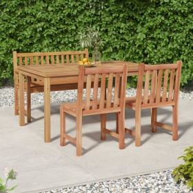 Garden dining set 4 pieces solid teak wood by vidaXL, Garden sets - Ref: Foro24-3157154, Price: 586,74 €, Discount: %