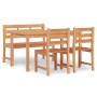 Garden dining set 4 pieces solid teak wood by vidaXL, Garden sets - Ref: Foro24-3157194, Price: 538,20 €, Discount: %