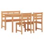 Garden dining set 4 pieces solid teak wood by vidaXL, Garden sets - Ref: Foro24-3157194, Price: 538,20 €, Discount: %