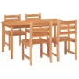 5-teiliges Garten-Essset aus massivem Teakholz von vidaXL, Gartensets - Ref: Foro24-3157187, Preis: 540,91 €, Rabatt: %