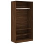 Plywood wardrobe in brown oak color, 100x50x200 cm by vidaXL, Wardrobes - Ref: Foro24-826616, Price: 146,43 €, Discount: %