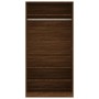 Armario madera contrachapada color roble marrón 100x50x200 cm de vidaXL, Armarios roperos - Ref: Foro24-826616, Precio: 146,4...