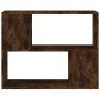 Estantería/divisor de espacios color roble ahumado 80x24x63 cm de vidaXL, Muebles TV - Ref: Foro24-826644, Precio: 46,98 €, D...