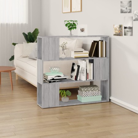 Regal/Raumteiler in Sonoma-Grau, 100 x 24 x 94 cm von vidaXL, Bücherregale und Regale - Ref: Foro24-826648, Preis: 59,99 €, R...