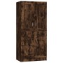 Smoked oak plywood cabinet 82.5x51.5x180 cm by vidaXL, Wardrobes - Ref: Foro24-826638, Price: 174,02 €, Discount: %