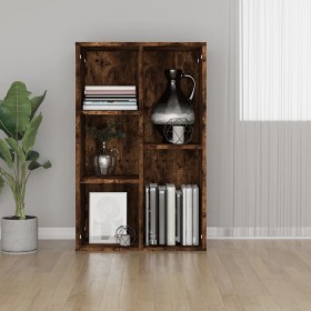 Smoke oak plywood shelf/sideboard 50x25x80 cm by vidaXL, Bookcases and shelves - Ref: Foro24-826611, Price: 44,14 €, Discount: %