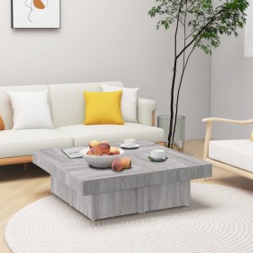 Mesa de centro madera contrachapada gris Sonoma 90x90x28 cm de vidaXL, Mesas de centro - Ref: Foro24-826636, Precio: 85,99 €,...