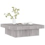 Sonoma-Couchtisch aus grauem Sperrholz, 90 x 90 x 28 cm von vidaXL, Couchtisch - Ref: Foro24-826636, Preis: 85,72 €, Rabatt: %