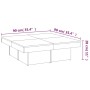 Sonoma-Couchtisch aus grauem Sperrholz, 90 x 90 x 28 cm von vidaXL, Couchtisch - Ref: Foro24-826636, Preis: 85,72 €, Rabatt: %