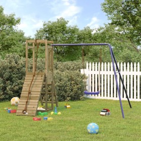 Spielplatz im Freien aus imprägniertem Kiefernholz von vidaXL, Schaukeln und Spielgeräte - Ref: Foro24-3155920, Preis: 277,99...