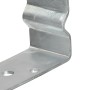 Fence anchors 6 pcs silver galvanized steel 10x6x15 cm by vidaXL, Spikes for anchoring in the ground - Ref: Foro24-145336, Pr...