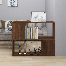 Brown oak shelving/space divider 80x24x63 cm by vidaXL, TV Furniture - Ref: Foro24-826646, Price: 45,99 €, Discount: %