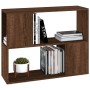 Brown oak shelving/space divider 80x24x63 cm by vidaXL, TV Furniture - Ref: Foro24-826646, Price: 45,74 €, Discount: %