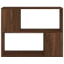 Brown oak shelving/space divider 80x24x63 cm by vidaXL, TV Furniture - Ref: Foro24-826646, Price: 45,74 €, Discount: %