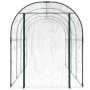 Transparentes PVC-Gewächshaus aus pulverlackiertem Stahl, 160 x 400 x 190 cm von vidaXL, Gewächshäuser - Ref: Foro24-317247, ...