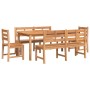 5-teiliges Garten-Essset aus massivem Teakholz von vidaXL, Gartensets - Ref: Foro24-3157201, Preis: 791,53 €, Rabatt: %