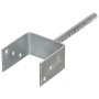 Zaunanker 6 Stück silber verzinkter Stahl 10x6x30 cm von vidaXL, Spikes zur Verankerung im Boden - Ref: Foro24-145318, Preis:...