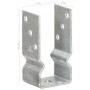 Fence anchors 6 units galvanized steel silver 7x6x15 cm by vidaXL, Spikes for anchoring in the ground - Ref: Foro24-145327, P...