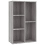 Sonoma gray plywood shelving/sideboard 50x25x80cm by vidaXL, Bookcases and shelves - Ref: Foro24-826612, Price: 41,59 €, Disc...