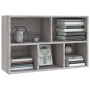 Sonoma gray plywood shelving/sideboard 50x25x80cm by vidaXL, Bookcases and shelves - Ref: Foro24-826612, Price: 41,59 €, Disc...