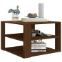 Plywood oak brown coffee table 60x60x40 cm by vidaXL, Coffee table - Ref: Foro24-826628, Price: 50,77 €, Discount: %