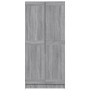 Sonoma-grauer Sperrholzschrank 82,5 x 51,5 x 180 cm von vidaXL, Kleiderschränke - Ref: Foro24-826639, Preis: 147,17 €, Rabatt: %