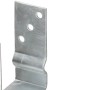 Anclajes de valla 6 uds acero galvanizado plateado 12x6x15 cm de vidaXL, Puntas para anclaje en el suelo - Ref: Foro24-145339...