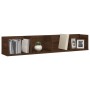 Wall shelf for CD wood in brown oak color 100x18x18 cm by vidaXL, Shelves and shelves - Ref: Foro24-826619, Price: 34,80 €, D...